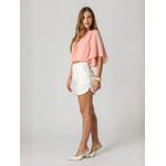 Blusa Botoes Dourados Angel Salmão