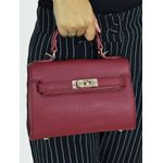 Bolsa Tira Colo Transversal Virna Bordô