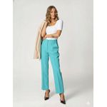 Calça Reta Lena Ciano