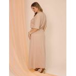 Conjunto Tricô saia midi e blusa Luísa Nude