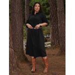 Vestido Chemise Aurora Preto