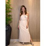 Vestido Lari Sem Alça Nude