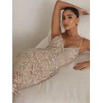 Vestido Midi de Tule Alça 