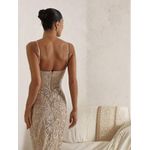 Vestido Midi de Tule Alça 