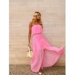 Vestido Sem Alça Rosa Cliché