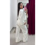 Conjunto Moletinho Risca de Giz - BRANCO