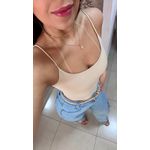 Body Poliamida Alcinha- NUDE