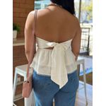 Cropped Peplum - BRANCO