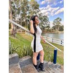 Vestido Tubinho Cavado - BRANCO