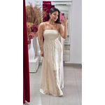 Vestido Longo Color - NUDE