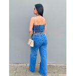Corset Jeans - AZUL
