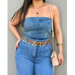 Corset Jeans - AZUL