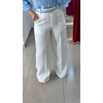 Pantalona Alfaiataria Viscolinho - BRANCO