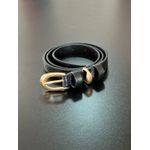 Cinto Couro Color - Preto