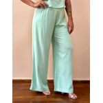 Calça Pantalona Linho - VERDE MENTA