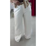 Pantalona Alfaiataria Viscolinho - OFF WHITE