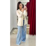 Conjunto Alfaiataria (Pantalona/Max Colete) - OFF WHITE