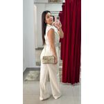 Conjunto Alfaiataria (Pantalona/Max Colete) - OFF WHITE