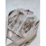 Casaco Tricot Peluciado - CAMEL