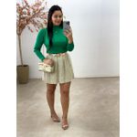 Saia Plissada Tricot - MESCLA