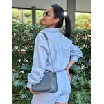 Conjunto Linho (Short+Camisa) - AZUL