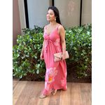 Vestido Longo Estampado - ROSA 