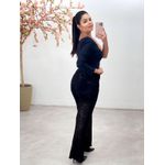 Calça Pantalona - PRETA