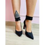 Scarpin Preto com Solado Vermelho