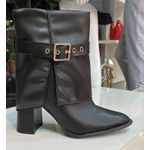 Bota Bruna Cano Curto com Fivela