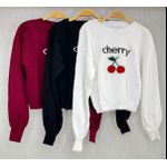 Cropped Tricot Cherry 