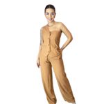 Conjunto Jheni Alfaiataria Caramelo