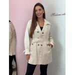 Sobretudo Cloe Off- White
