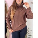 Blusa Tricô Julia Marrom