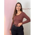 Body Lorena Marrom Costa Nua 