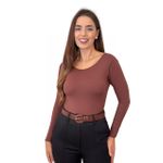 Body Lorena Marrom Costa Nua 