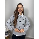 Blusa Trico Amanda Cinza