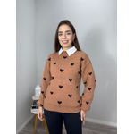 Blusa Trico Amanda Marrom