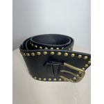Cinto Lara Boho Preto Taxa Douradas 