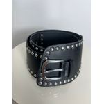 Cinto Lara Boho Preto Taxa Pratas