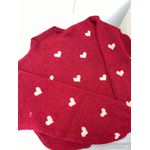 Blusa Trico Marsala com Nude