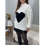 Blusa Tricô Luna Coração