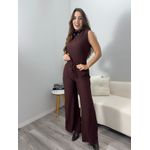Conjunto Yasmim Marrom Escuro 