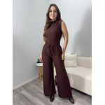 Conjunto Yasmim Marrom Escuro 