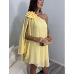 Vestido Nobreza Amarelo Mantega 