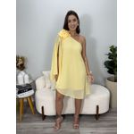 Vestido Nobreza Amarelo Mantega 