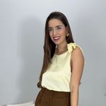 Blusa Acetinada Betina Amarelo