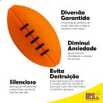 Bola Futebol Americano Brinquedo Porte Médio - Big Bull Pet