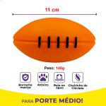 Bola Futebol Americano Brinquedo Porte Médio - Big Bull Pet