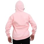 Blusa Avulsa Moletom Feminino Canguru com Capuz Rosa Bebê