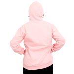 Blusa Avulsa Moletom Feminino Canguru com Capuz Rosa Bebê